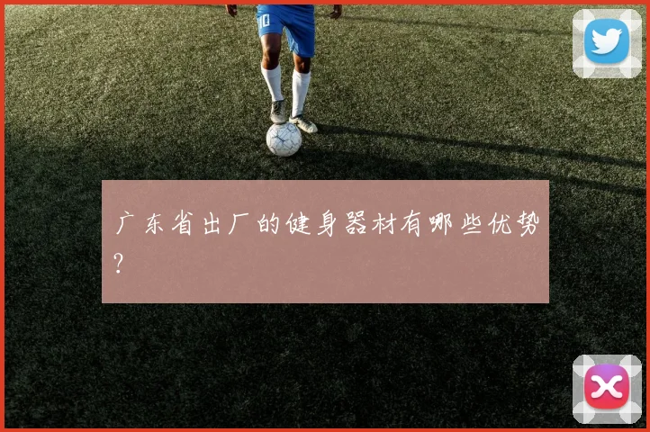 广东省出厂的健身器材有哪些优势？